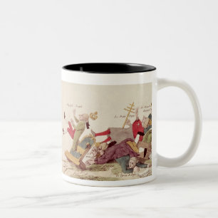 Der elektrische Funken von Liberty Zweifarbige Tasse