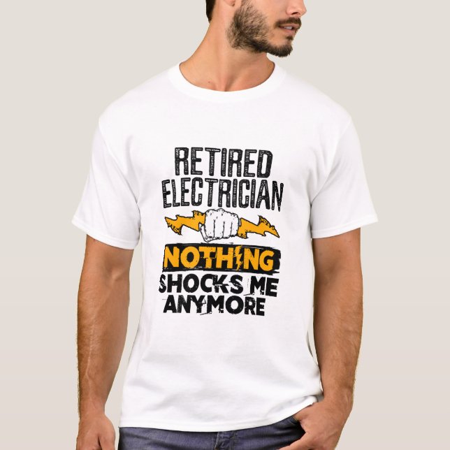 Der Elektromüde schockiert mich noch mehr T-Shirt (Vorderseite)