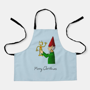 Der Elf aus der Werkstatt von Santa Claus Schürze