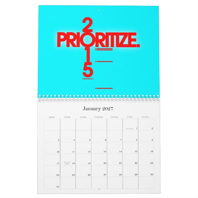 Der Embiggen Kalender 2015 (Jan 2027)