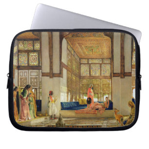 Der Empfang, 1873 (Öl auf Platte) Laptopschutzhülle