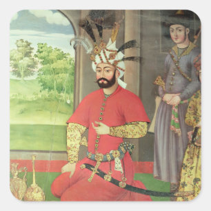 Der Empfang Quadratischer Aufkleber