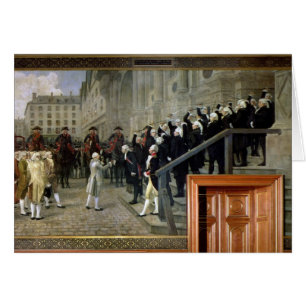 Der Empfang von Louis XVI im Hotel de Ville b