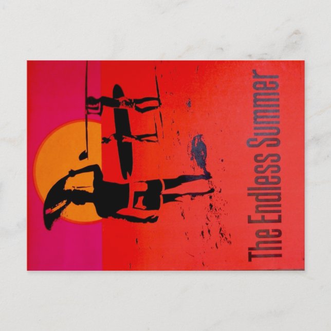 Der endlose Sommer Postkarte (Vorderseite)