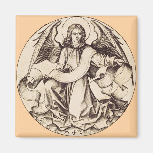 Der Engel des heiligen Matthäus - Kunstsymbol Magnet