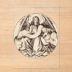 Der Engel des Heiligen Matthew Acryleinladungen