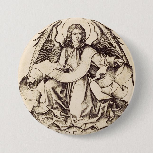 Der Engel des Heiligen Matthew Button (Vorderseite)