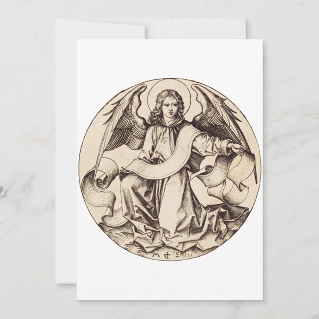 Der Engel des Heiligen Matthew Einladung (Vorderseite)