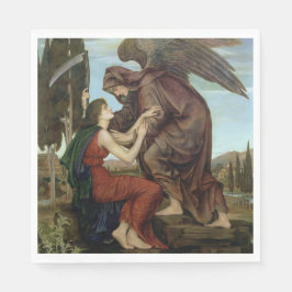 Der Engel des Todes (Mitgefühl am Ende des Lebens) Serviette