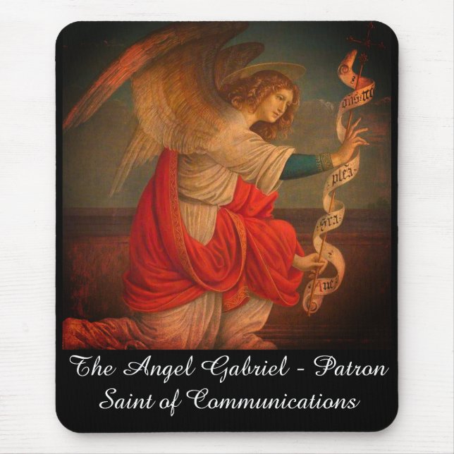 Der Engel Gabriel Mousepad (Vorne)