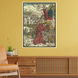Der Engel mit dem Schlüssel von Albrecht Dürer Poster