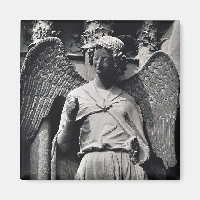 Der Engel mit einem Lächeln Magnet (Vorne)