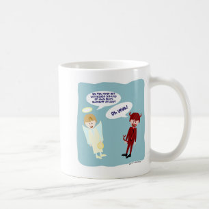 Der Engel und der Teufel auf meiner Schulter Kaffeetasse