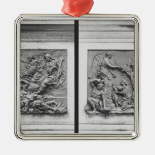 Der Engel von Frankreich die Häretiker wegtreibend Silbernes Ornament