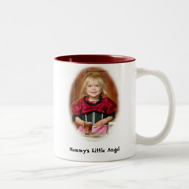 Der Engels-Kaffee-Tasse der Mama wenig Zweifarbige Tasse (Rechts)