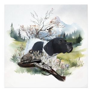 Der englische Pointer Fotodruck