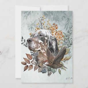 Der englische Setter , Die Jagd auf die Woodcock , Einladung