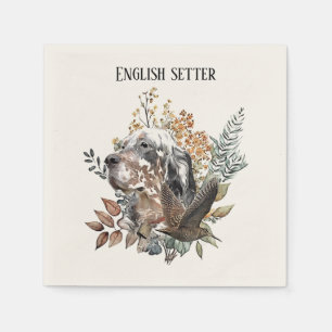Der englische Setter , Die Jagd auf die Woodcock , Serviette