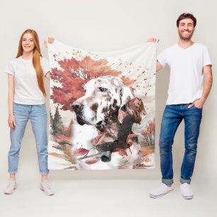 Der englische Setter, Leidensjagd Fleecedecke