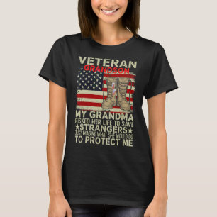 Der Enkel meines Veteranen, mein Vater riskierte i T-Shirt