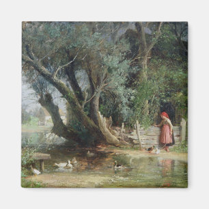 Der Enten-Teich Magnet