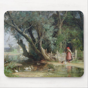 Der Enten-Teich Mousepad