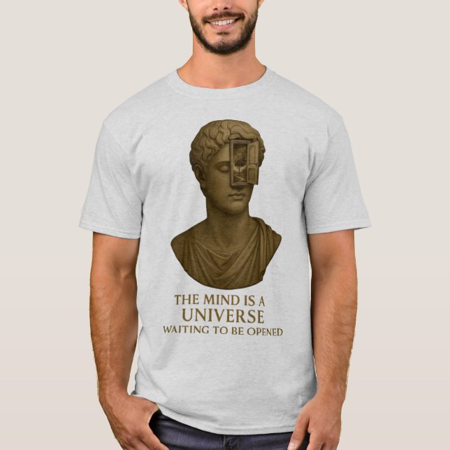 DER ENTHÜLLTE GEIST – Eine Marmorreflexion T-Shirt (Vorderseite)