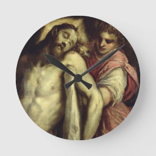 Der Entombment Runde Wanduhr