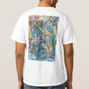 Der Ereignis-T - Shirt (an zurück gedruckt)
