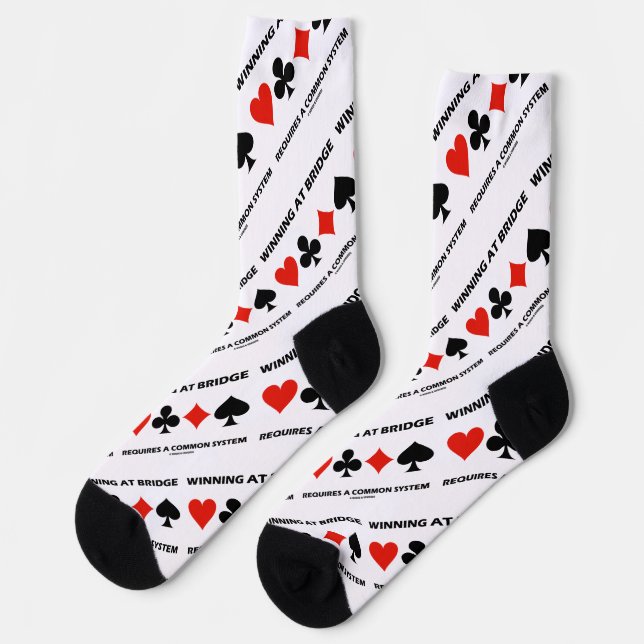 Der Erfolg bei der Brücke erfordert einen gemeinsa Socken (Linkes Detail)