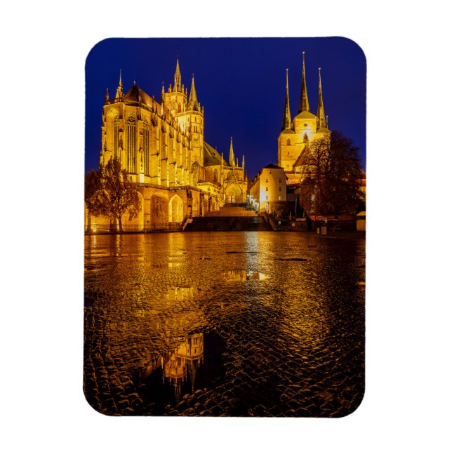 Der Erfurter Dom in Thüringen Magnet (Vertikal)