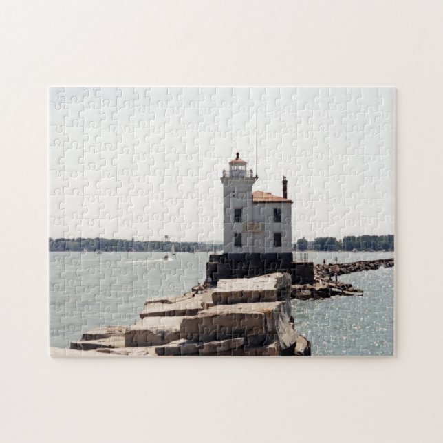 Der Eriesee-Leuchtturm (Horizontal)