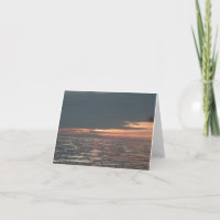 Der Eriesee-Sonnenuntergang Notecard