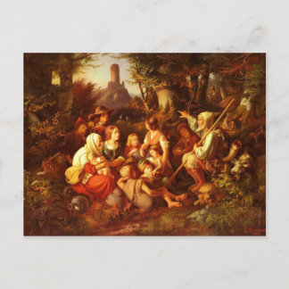 Der Erläufer (The Storyteller) von Georg Bergmann Postkarte