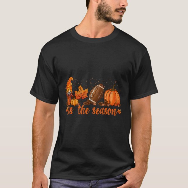 Der Erntedank 2 des Fußabsturzes der Jahreszeit 2 T-Shirt (Vorderseite)