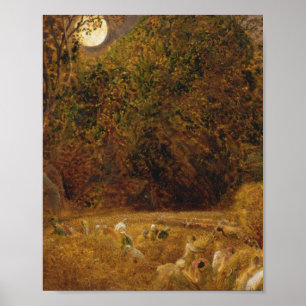 Der Erntemond 1833 von Palmer Samuel Poster