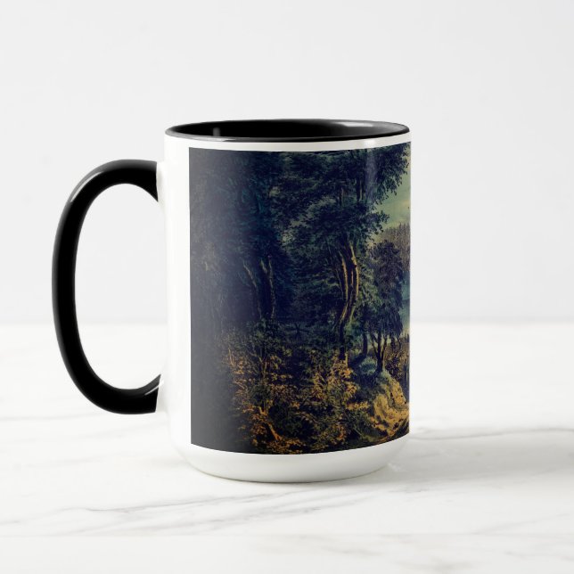 Der Erntemond, Currier & Ives: Tasse (Links)