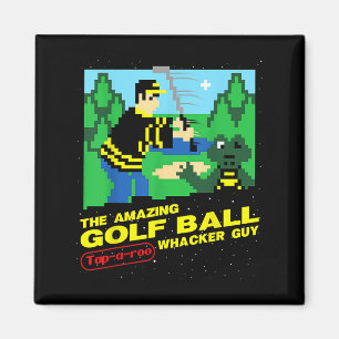 Der erstaunliche Golfball Tap-a-roo Whacker Typ  Magnet