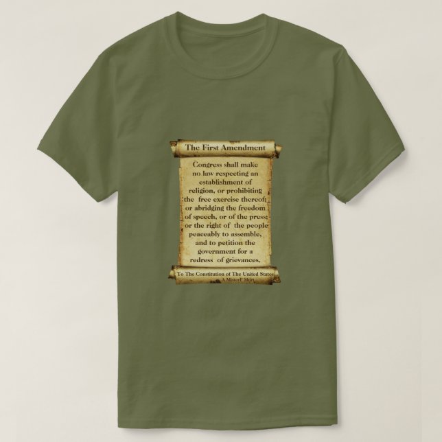 Der erste Änderungsantrag - Ein MisterP-Shirt T-Shirt (Design vorne)