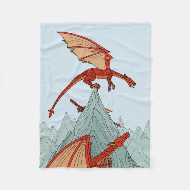 Der Erste, der den Top gewinnt! Fleecedecke (Vorderseite)