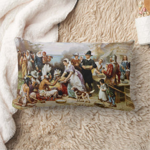 Der erste Erntedank, 1621, Lendenkissen
