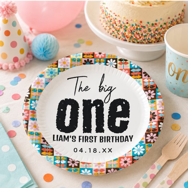 Der erste Geburtstag der BIG Pappteller (The BIG One 1st Birthday Paper Plates)