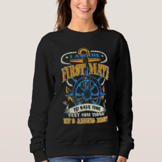 Der erste Kumpel, den ich Ließ, denkt, er sei imme Sweatshirt
