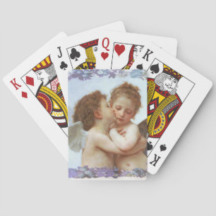 Der ERSTE KUSS, C.1873 William Bourgeau Spielkarten