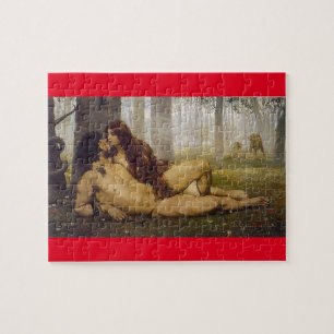Der erste Kuss von Adam und Eve 1891Viniegra