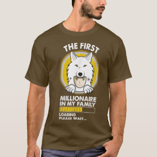 Der erste Millionär in meiner Familie Saitama Inu T-Shirt