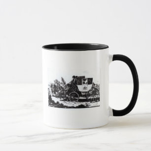 Der erste Post-Zug, 1784 Tasse