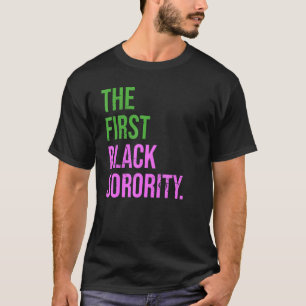 Der erste Schwarze Studentinnenverbindung Schwarzg T-Shirt