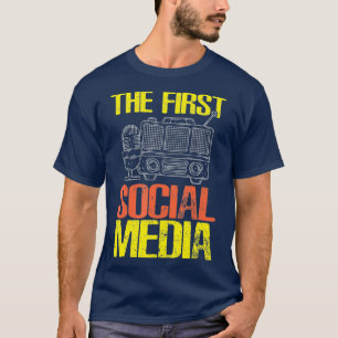 Der erste Social Media Funny Ham Radio Operator T-Shirt