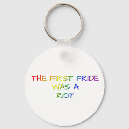 Der erste Stolz war ein Riot - LGBTQ+ Design Schlüsselanhänger